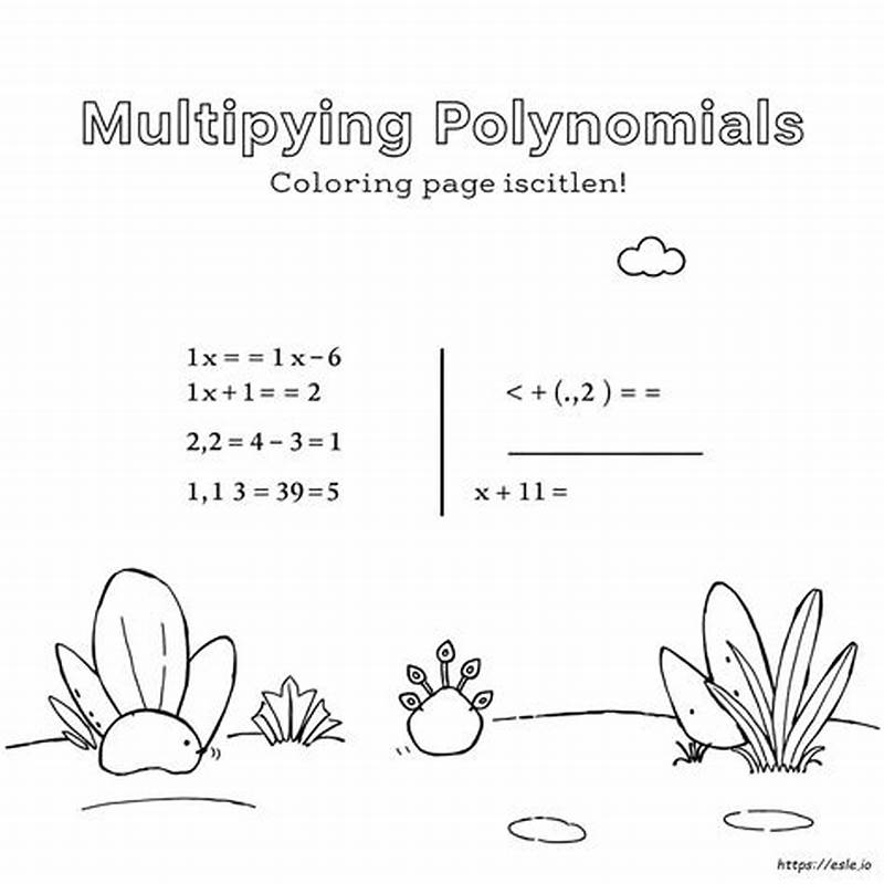Answer Sheet To Multiplying Polynomials Coloring Sheet