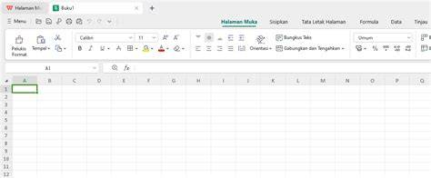 Antarmuka WPS Spreadsheet