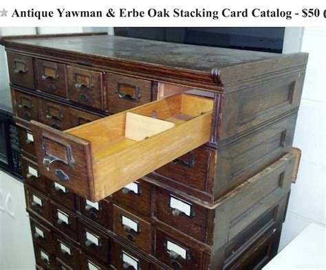 Antique Card Catalogs For Sale