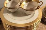 Antique Gold Dishes