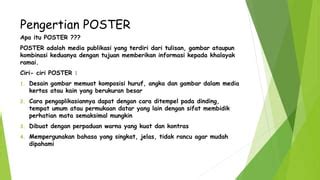 Apa Itu Poster