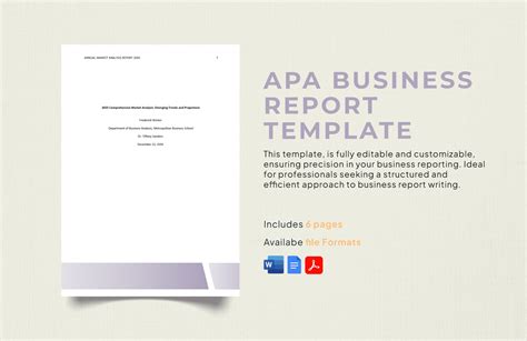 Apa Report Template Word