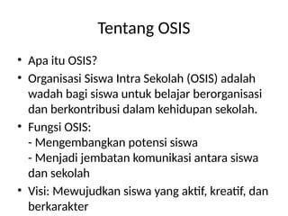 Apa itu OSIS