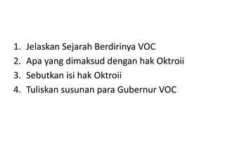Apa yang Dimaksud VOC