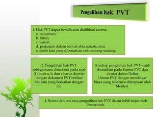 Apa yang dimaksud PVT