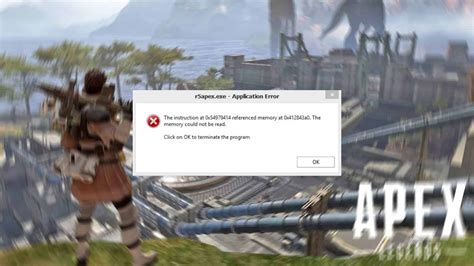 Apex Legends Memory Could Not Be Read Error