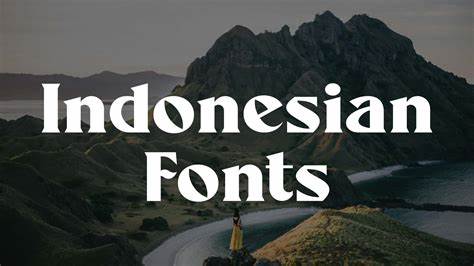 Aplikasi Pembaca Font Indonesia