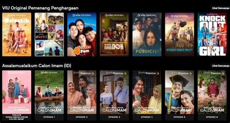 Aplikasi memutar film dengan berbagai genre