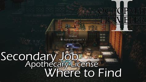 Apothecary License Example