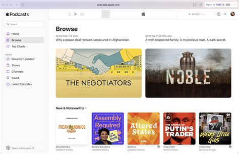 Apple Podcasts Website