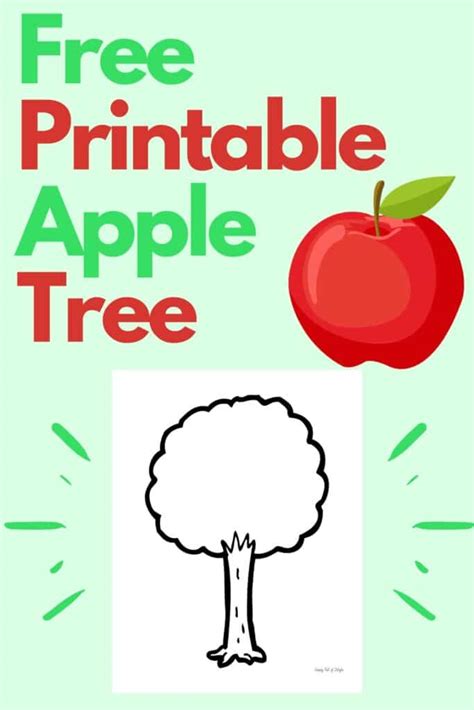 Apple Tree Printable Template
