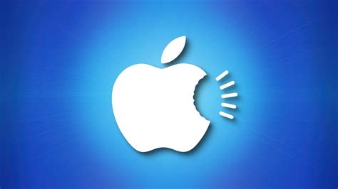 Apple logo with a bite mark