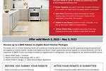 Appliance Rebates Form