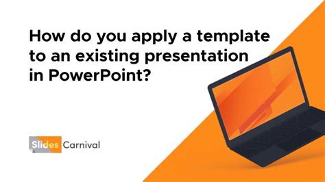 Apply A Template To An Existing Presentation