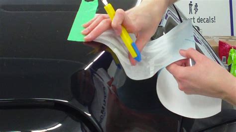 Applying a decal to a surface