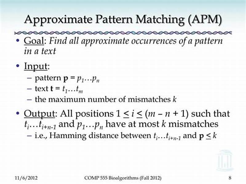 Approximate Pattern Matching