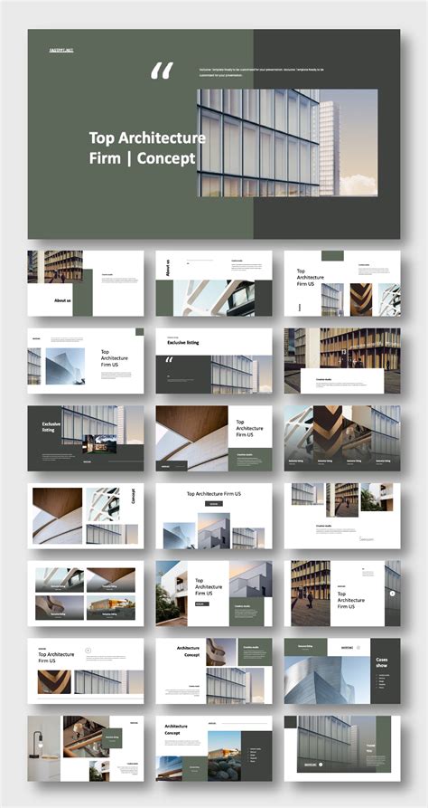 Architectural Powerpoint Presentation Templates