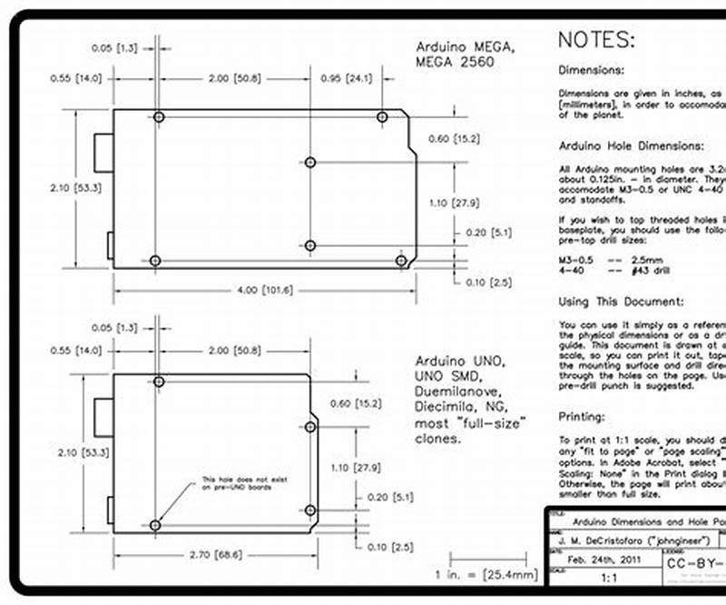 Arduino Hole Pattern