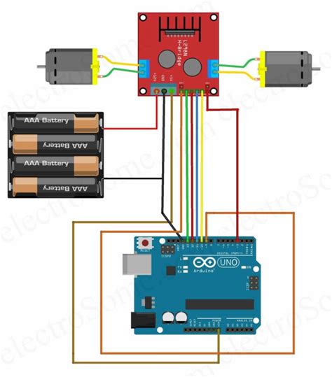 Arduino Motor Driver PWM Circuit