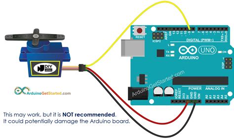 Arduino Servo Motor Circuit