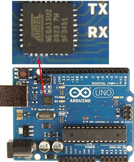 Arduino USB to serial chip