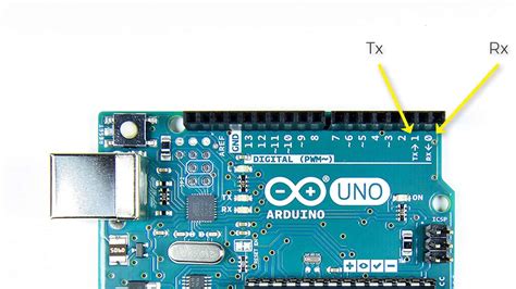 Arduino Uno RX TX pins