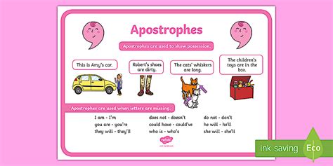 Are there apostrophes in cursive