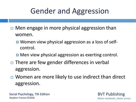 Are there gender differences in aggression