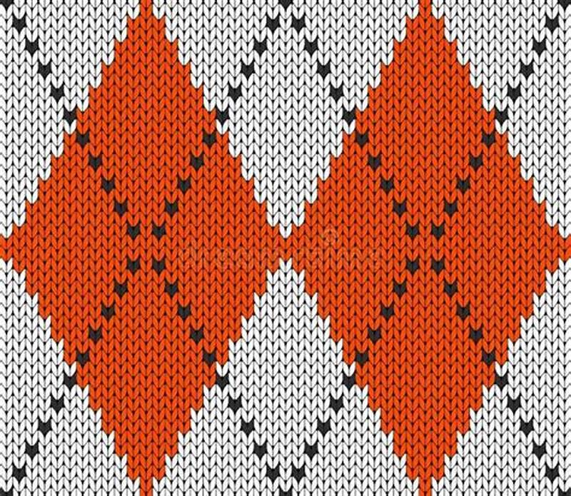 Argyle Pattern Knitting