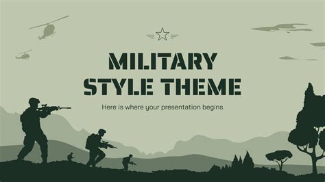 Army Powerpoint Template Free