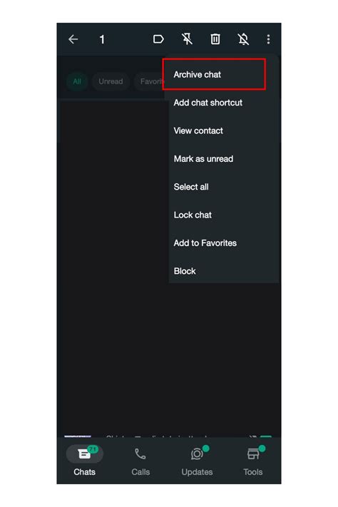 Arsipkan Chat