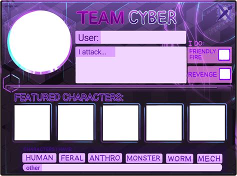 Art Fight Character Template