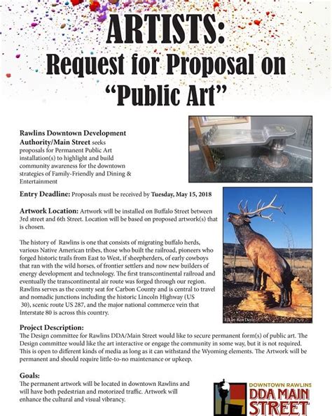 Art Project Proposal Template