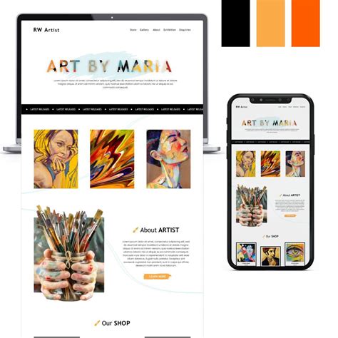 Artist Websites Templates