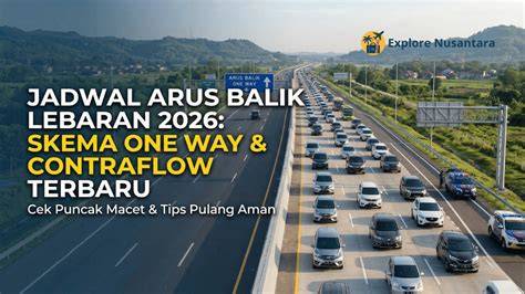 Arus Balik Lebaran Macet Banget! One Way & Contraflow Nasional Masih Lanjut!