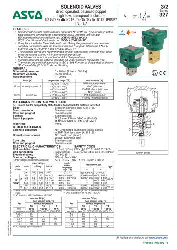 Asco Valves Catalog
