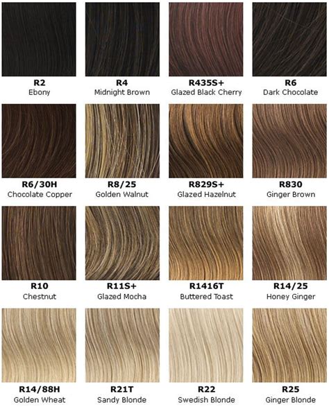 Ash Blonde Color Chart