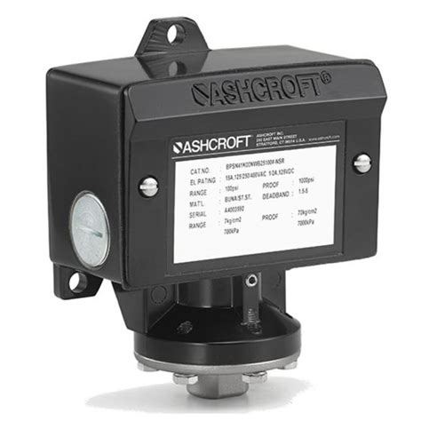 Ashcroft Pressure Switch Catalog