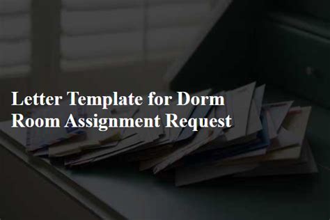Assignment request letter success