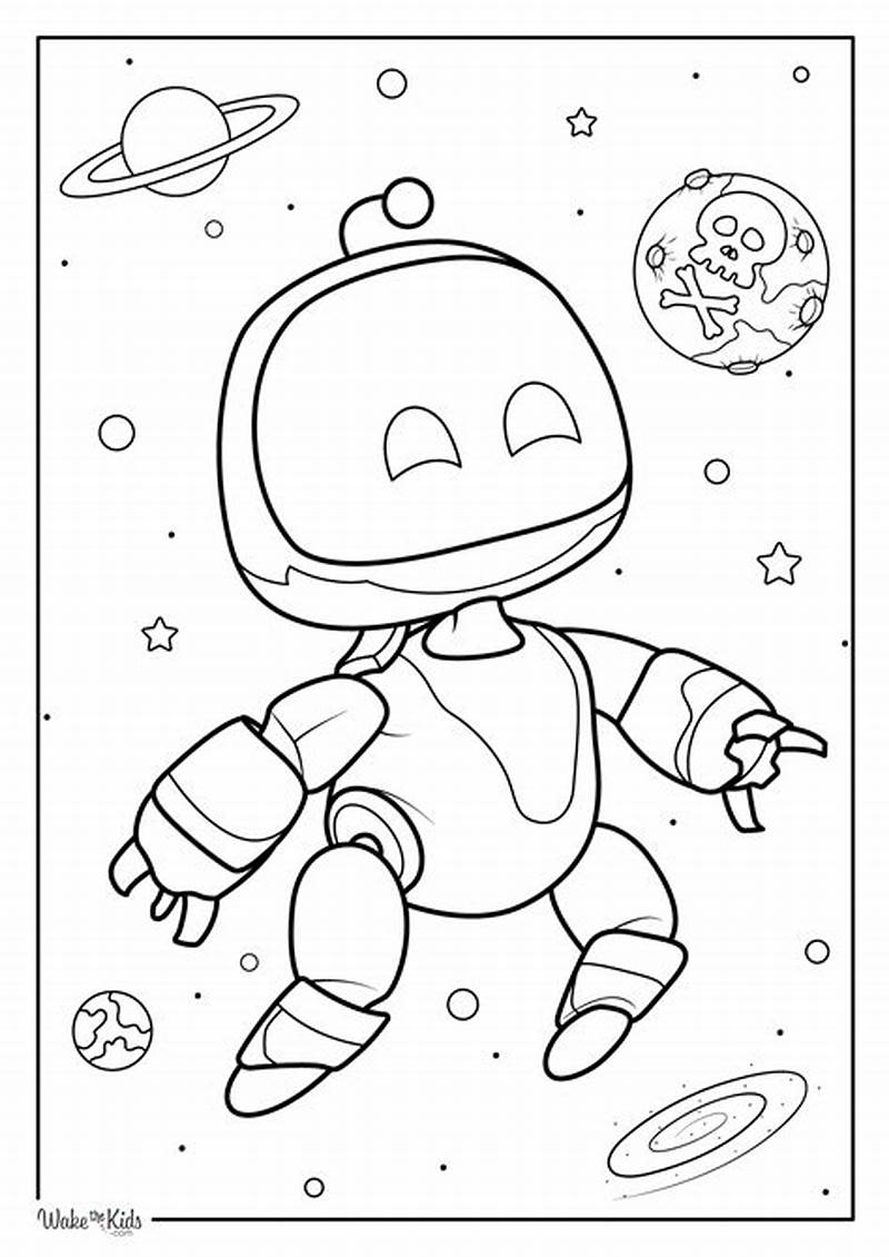 Astro Bot Coloring