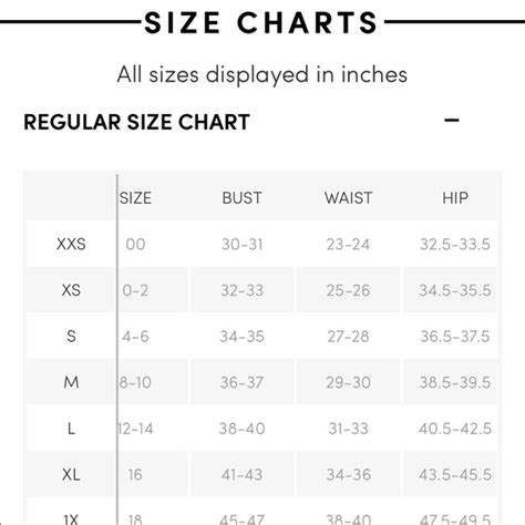 Athleta Bra Size Chart