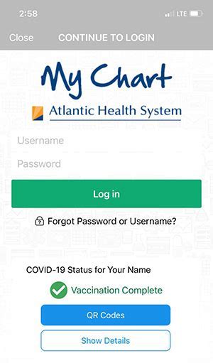 Atlantic Health My Chart