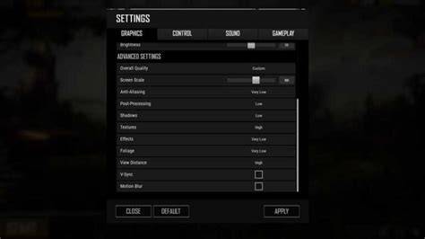 Atur Grafik PUBG