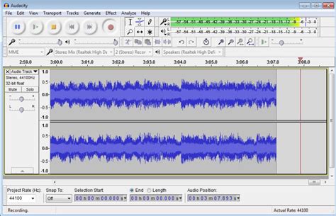 Audacity Audio Editing on Windows