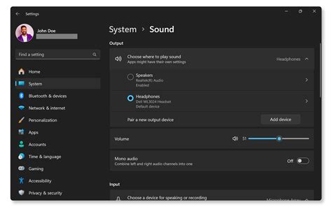Audio Setting