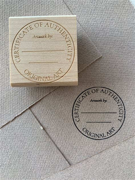 Authenticity Stamp
