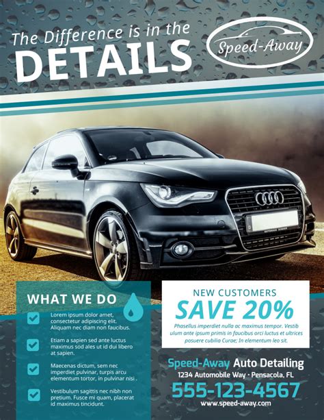 Auto Detailing Templates