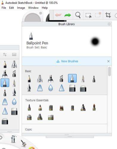 Autodesk Sketchbook drawing tool