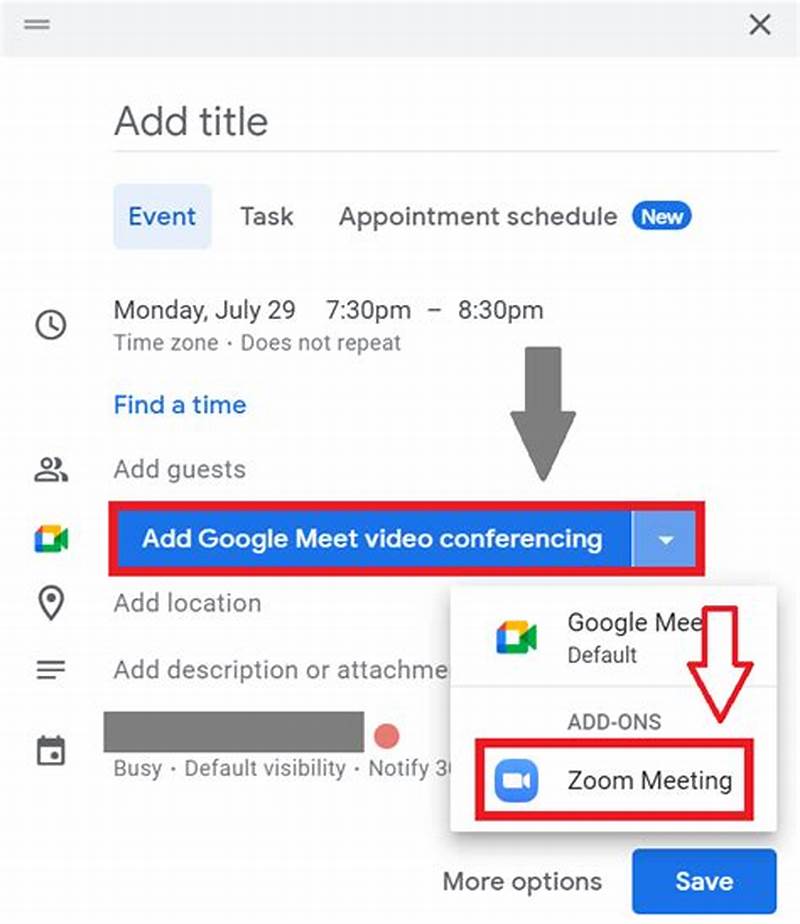 Automatically Add Zoom Link To Google Calendar
