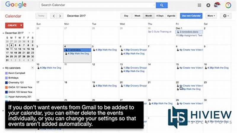 Automatically Create Calendar Event From Gmail